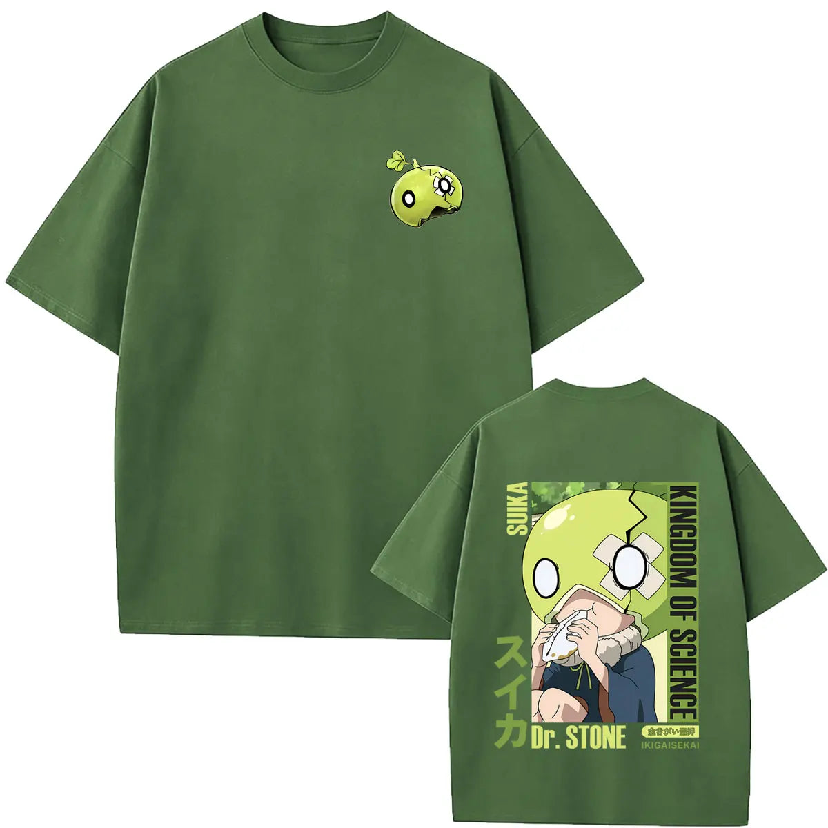 Dr. Stone Suika Anime T-Shirt – Unisex Oversized Vintage Manga Graphic Tee