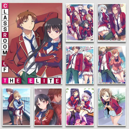 Classroom of the Elite Anime Wall Art – Self-Adhesive Poster Room Decoration