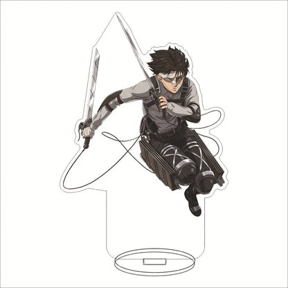 Attack on Titan Acrylic Stand Figure – 16CM Anime Display Stand | Eren, Mikasa, Armin & Conni