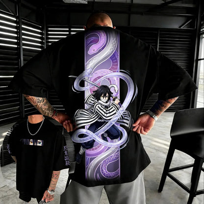 Demon Slayer Shinobu Kocho Oversized T-Shirt – Unisex Pure Cotton Anime Graphic Tee 2026
