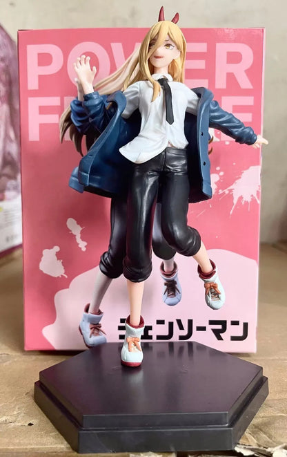 Chainsaw Man Denji, Power, Pochita & Makima 21cm Anime Figures – PVC Collectibles