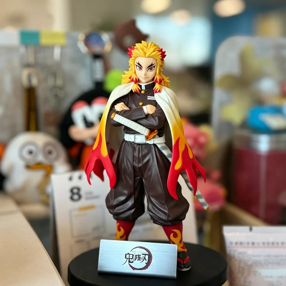 Demon Slayer Tanjiro Kamado & Mitsuri Kanroji Anime Figures – Kizuna Series Collectible Desk Display