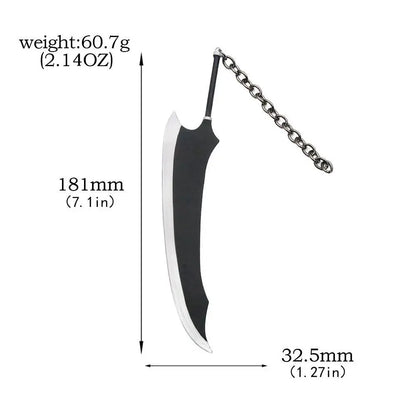 BLEACH: Thousand-Year Blood War Ichigo Zangetsu Keychain – Anime Sword Pendant Keyring