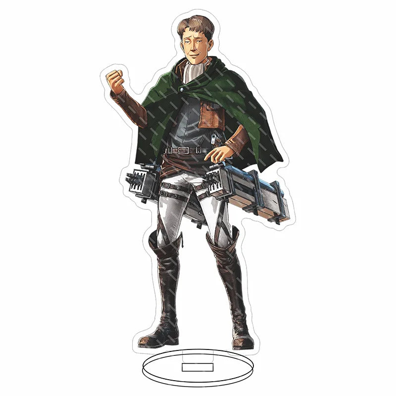 Attack on Titan Acrylic Stand Figure – 16CM Anime Display Stand | Eren, Mikasa, Armin & Conni