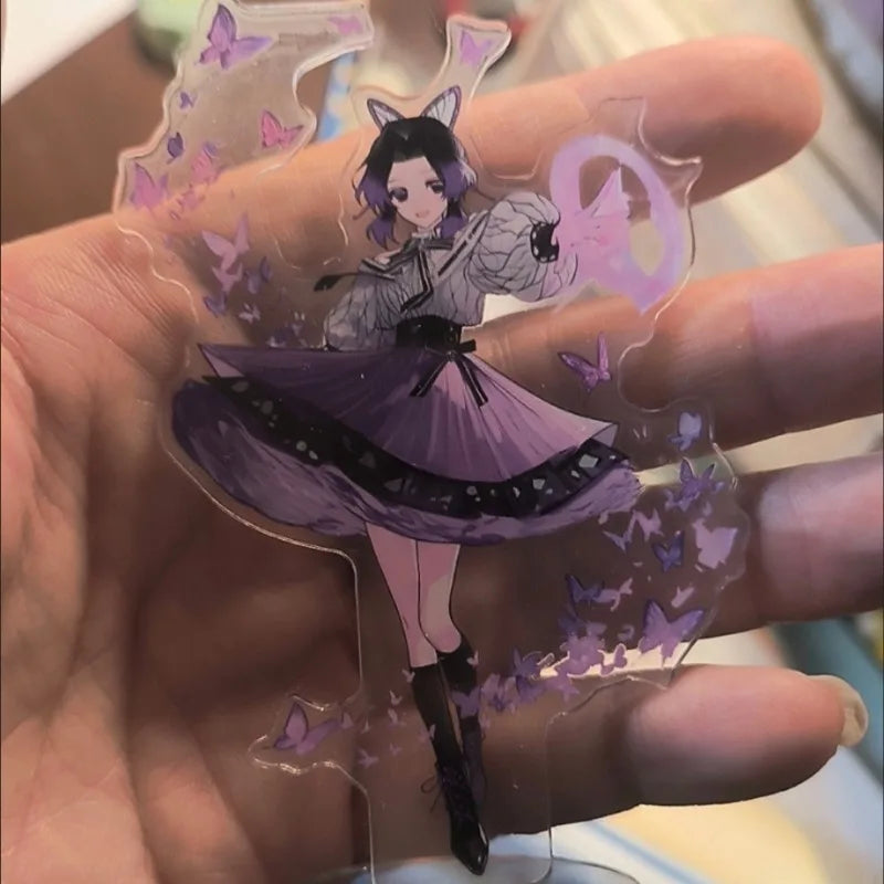 Demon Slayer Acrylic Stand Figure – Shinobu, Kanao & Kanae Anime Desktop Decor