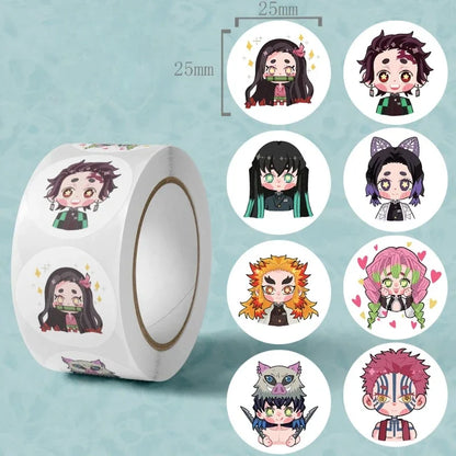 500PCS Demon Slayer Anime Sticker Pack – Kawaii Laptop, Phone & Gift Decorating Stickers