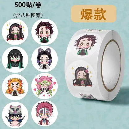 500PCS Demon Slayer Anime Sticker Pack – Kawaii Laptop, Phone & Gift Decorating Stickers