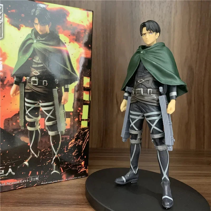 Anime Attack on Titan Mikasa Ackerman 203 Eren Jaeger 207 Rivaille 213 Dolls PVC Action Figure Collective Toy