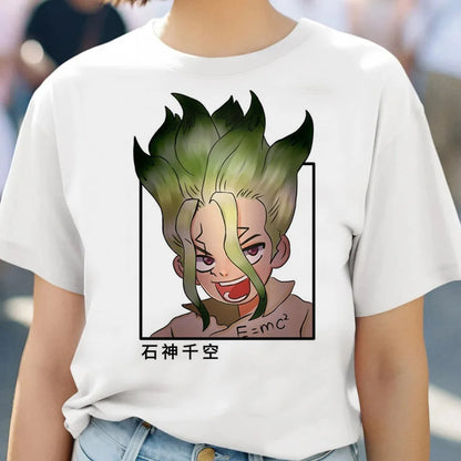 Dr. Stone Anime T-Shirt – Unisex Harajuku Y2K Graphic Streetwear Tee