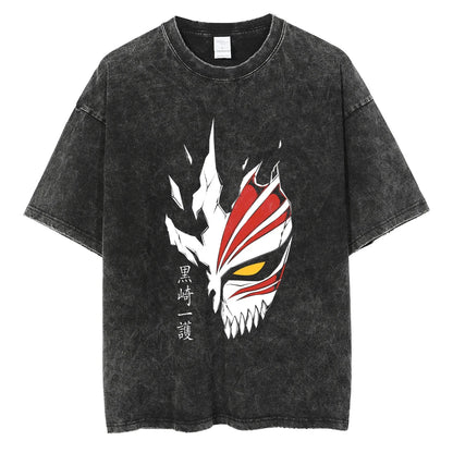 BLEACH Kenpachi Zaraki Oversized Graphic T-Shirt – Unisex Anime Streetwear Tee