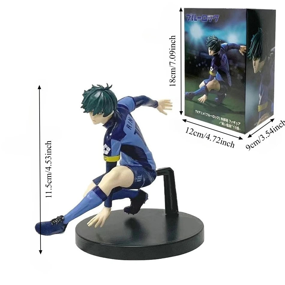 Blue Lock Nagi Seishiro & Rin Itoshi 13cm Anime Figures – PVC Collectible Figurines