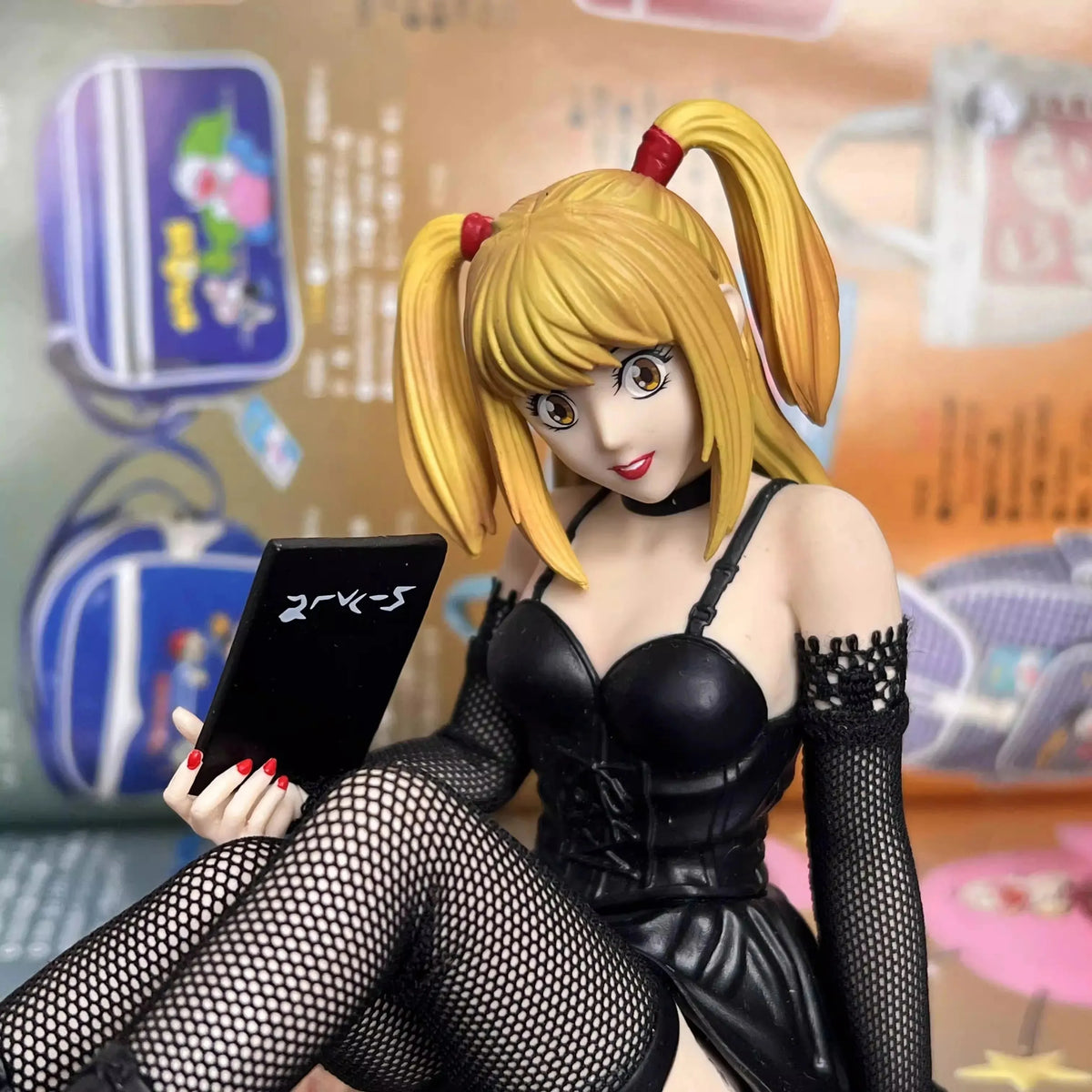 Death Note Misa Amane 12cm Anime Figure – Gothic PVC Collectible Display Model