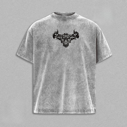 Black Clover Yami Sukehiro Vintage Washed Graphic T-Shirt – Oversized Unisex Cotton Anime Streetwear Tee