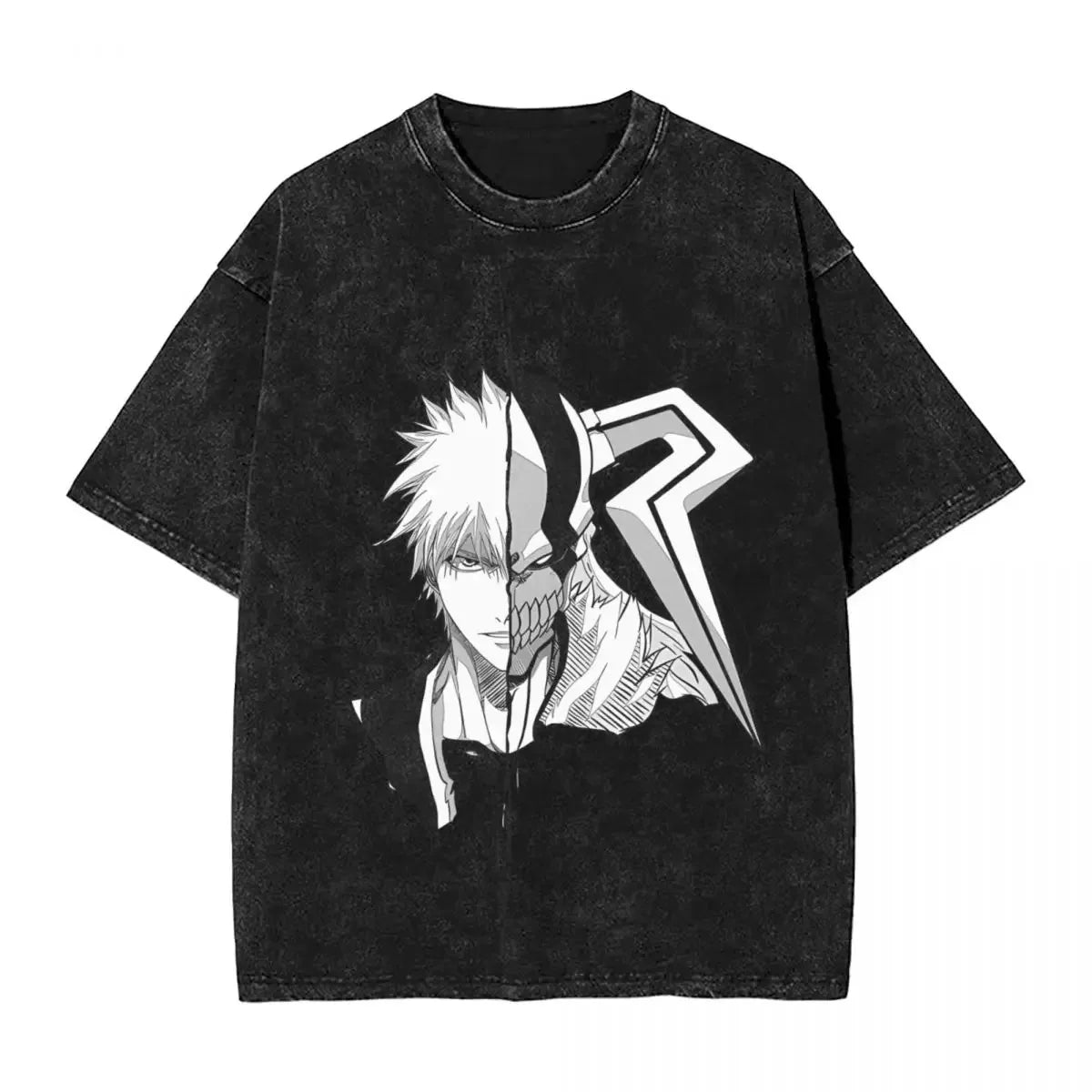 BLEACH Kenpachi Zaraki Oversized Graphic T-Shirt – Unisex Anime Streetwear Tee