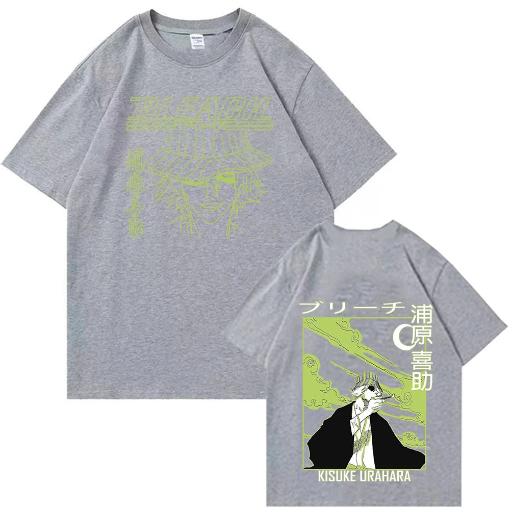 BLEACH Kisuke Urahara Graphic T-Shirt – Unisex Harajuku Anime Streetwear Tee