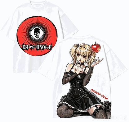 Death Note Oversized T-Shirt – Unisex Harajuku Anime High-Street Tee