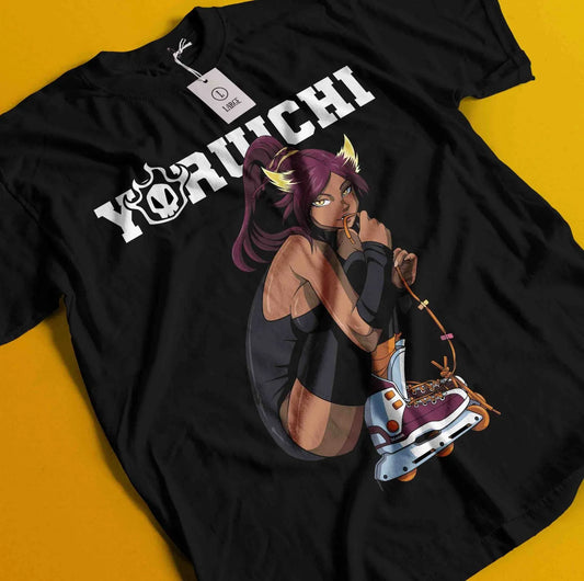 BLEACH Character Graphic T-Shirt – Ichigo, Aizen, Yoruichi, Kenpachi & Nelliel Anime Tee