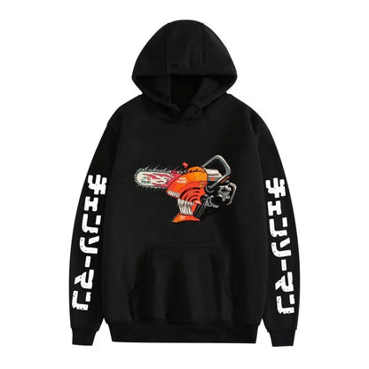 Chainsaw Man Pochita Hoodie – Unisex Harajuku Anime Streetwear Pullover