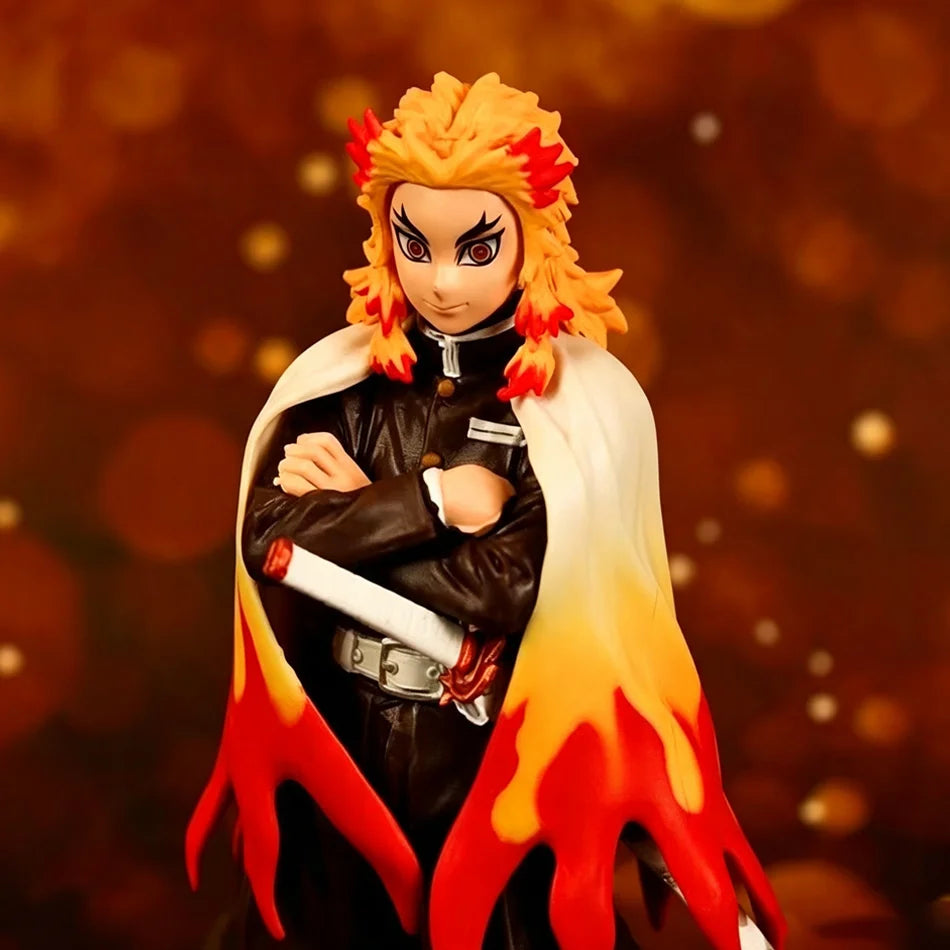 Demon Slayer Tanjiro Kamado & Mitsuri Kanroji Anime Figures – Kizuna Series Collectible Desk Display