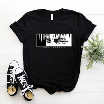 Attack on Titan Anime Graphic T-Shirt – Oversized Unisex Cotton Harajuku Streetwear Tee