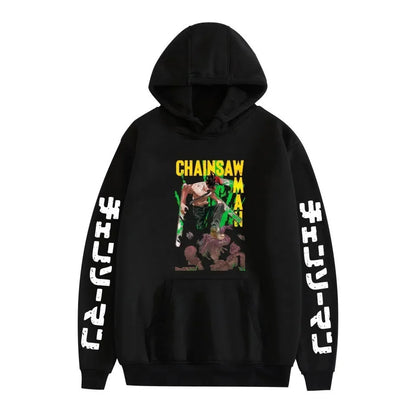 Chainsaw Man Pochita Hoodie – Unisex Harajuku Anime Streetwear Pullover