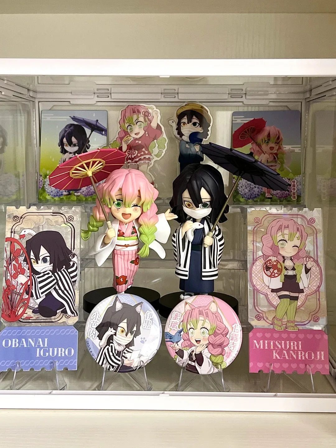 Demon Slayer Shinobu Kocho & Mitsuri Kanroji 15cm Anime Figures – Plum Rain Series Collectible Statues