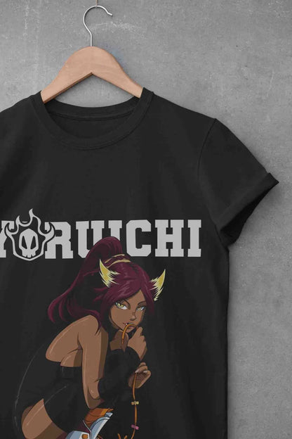 BLEACH Character Graphic T-Shirt – Ichigo, Aizen, Yoruichi, Kenpachi & Nelliel Anime Tee