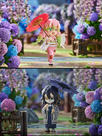 Demon Slayer Shinobu Kocho & Mitsuri Kanroji 15cm Anime Figures – Plum Rain Series Collectible Statues