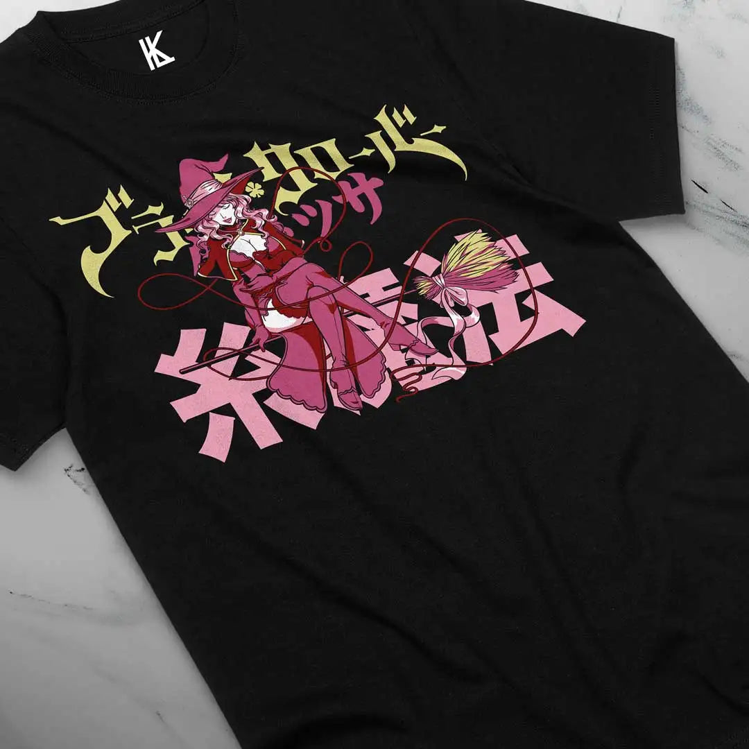 Black Clover Vanessa Enoteca Graphic T-Shirt – Unisex Cotton Anime Streetwear Tee