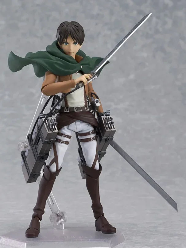 Anime Attack on Titan Mikasa Ackerman 203 Eren Jaeger 207 Rivaille 213 Dolls PVC Action Figure Collective Toy
