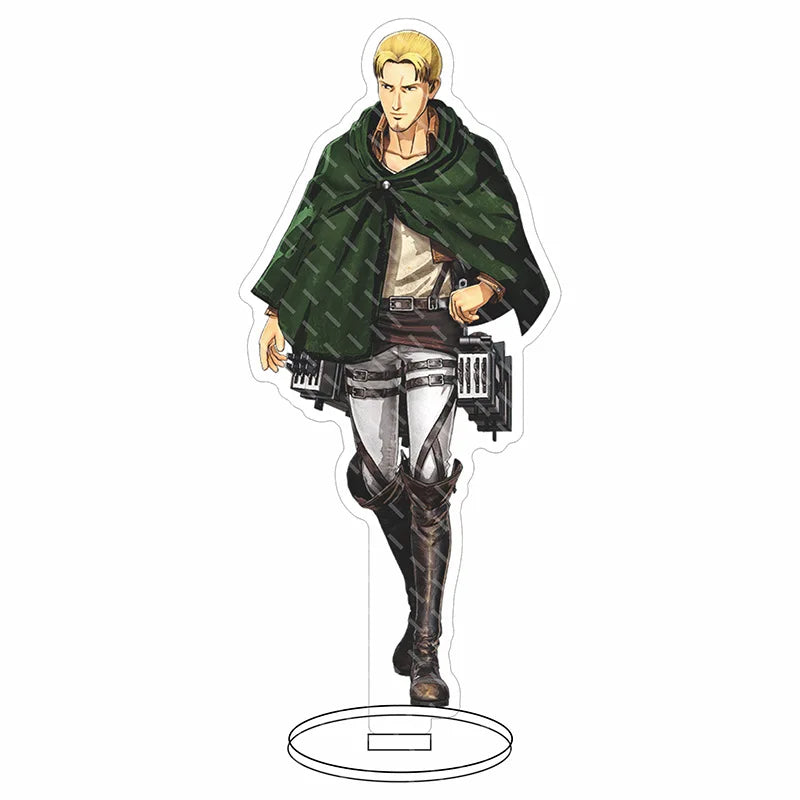 Attack on Titan Acrylic Stand Figure – 16CM Anime Display Stand | Eren, Mikasa, Armin & Conni