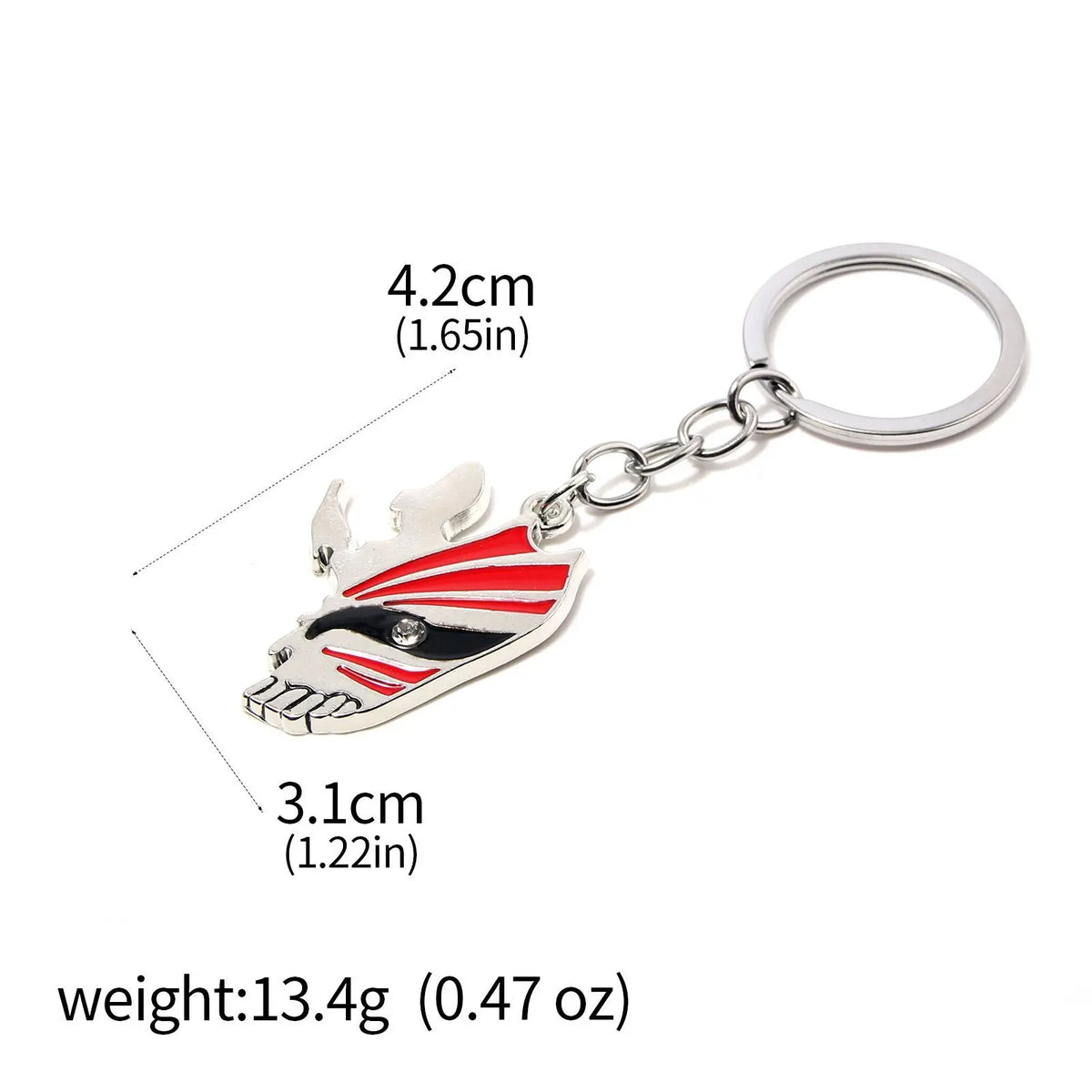 BLEACH: Thousand-Year Blood War Ichigo Zangetsu Keychain – Anime Sword Pendant Keyring