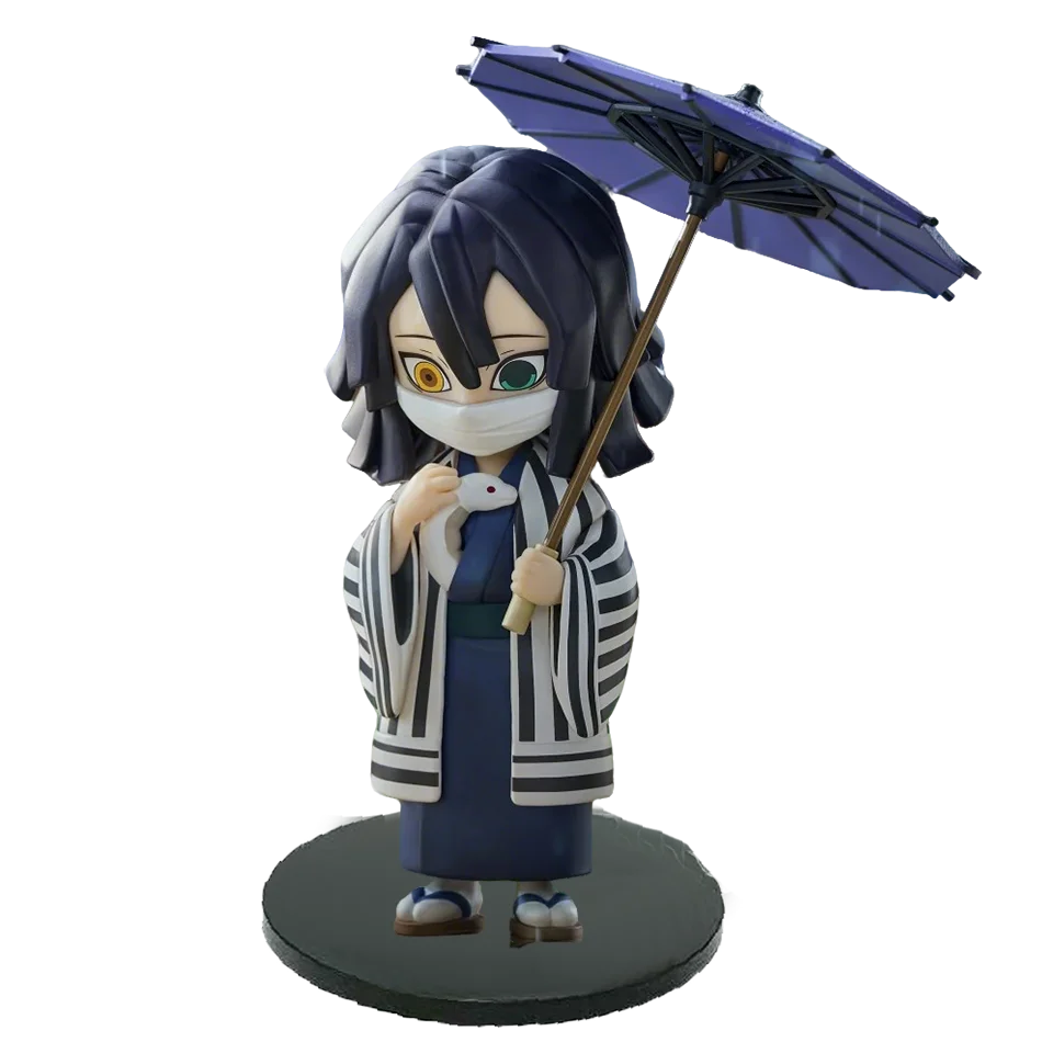 Demon Slayer Shinobu Kocho & Mitsuri Kanroji 15cm Anime Figures – Plum Rain Series Collectible Statues