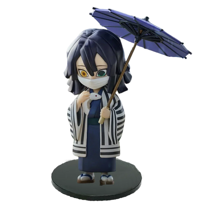 Demon Slayer Shinobu Kocho & Mitsuri Kanroji 15cm Anime Figures – Plum Rain Series Collectible Statues