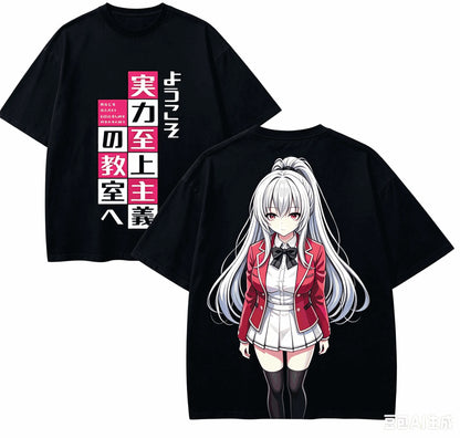 Classroom of the Elite Oversized T-Shirt – Unisex Harajuku Anime Streetwear Tee