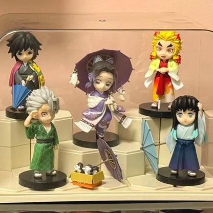 Demon Slayer Shinobu Kocho & Mitsuri Kanroji 15cm Anime Figures – Plum Rain Series Collectible Statues