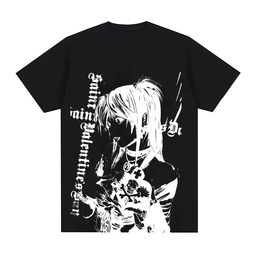 Death Note Misa Amane Vintage T-Shirt – Unisex Gothic Anime Streetwear Tee
