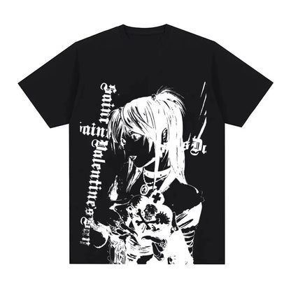 Death Note Misa Amane Vintage T-Shirt – Unisex Gothic Anime Streetwear Tee
