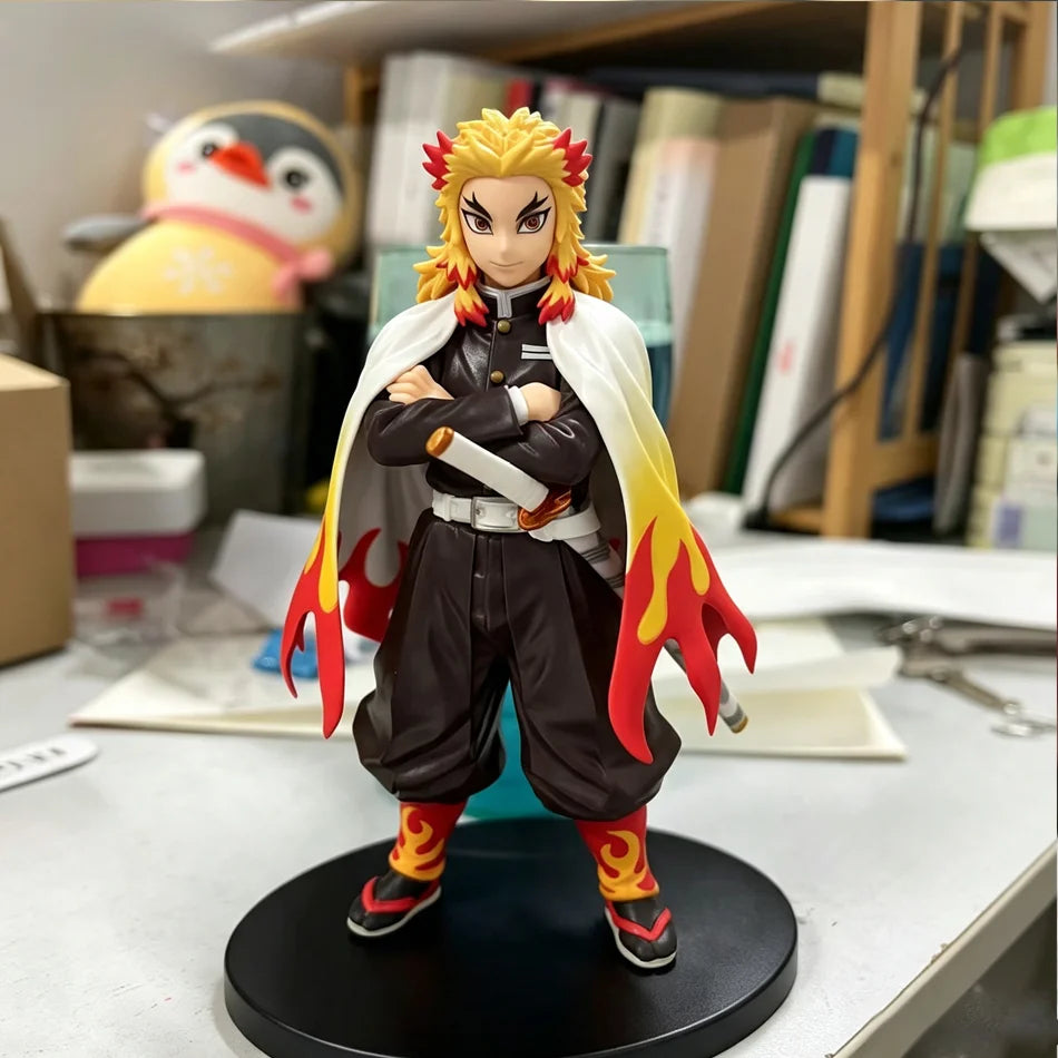 Demon Slayer Tanjiro Kamado & Mitsuri Kanroji Anime Figures – Kizuna Series Collectible Desk Display