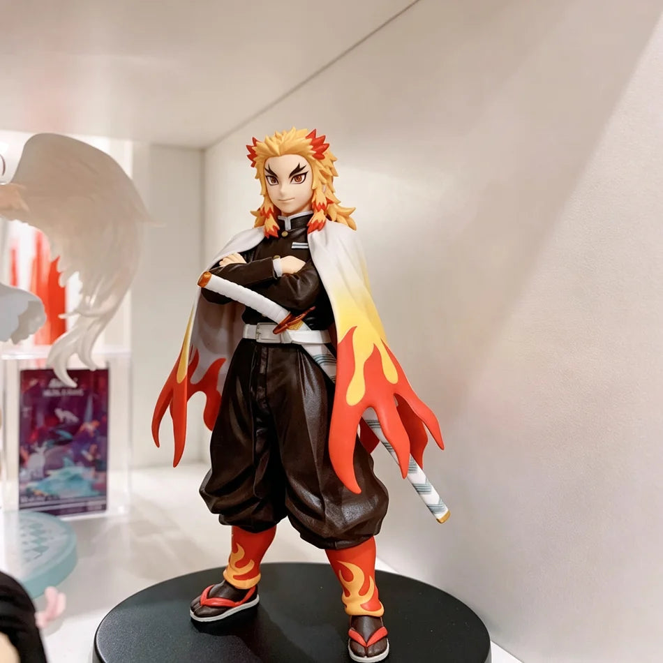 Demon Slayer Tanjiro Kamado & Mitsuri Kanroji Anime Figures – Kizuna Series Collectible Desk Display