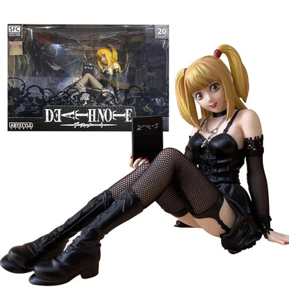 Death Note Misa Amane 12cm Anime Figure – Gothic PVC Collectible Display Model