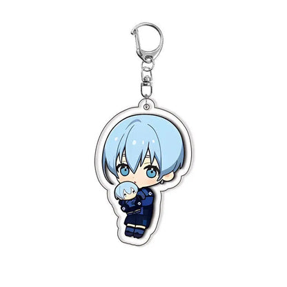 Blue Lock Anime Acrylic Keychain – Isagi, Bachira & Kunigami 6cm Character Pendant