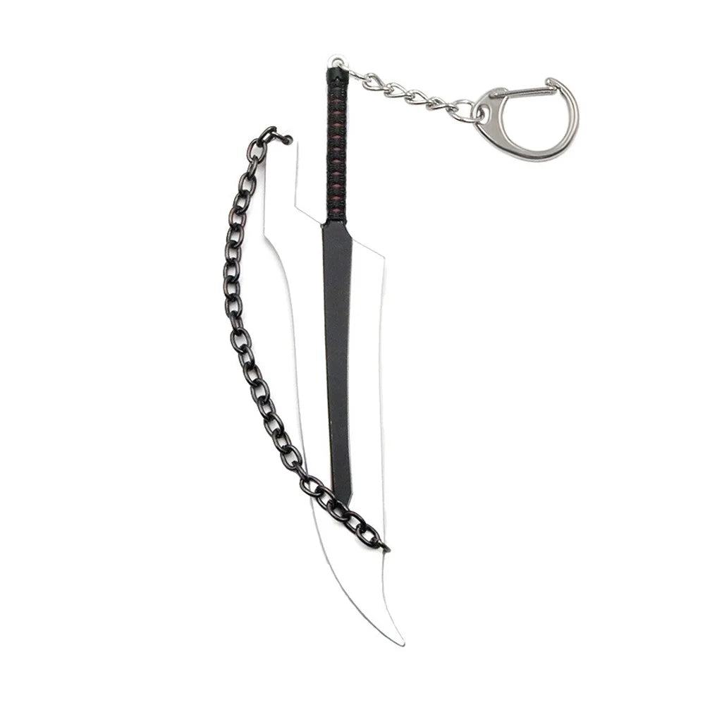 BLEACH: Thousand-Year Blood War Ichigo Zangetsu Keychain – Anime Sword Pendant Keyring