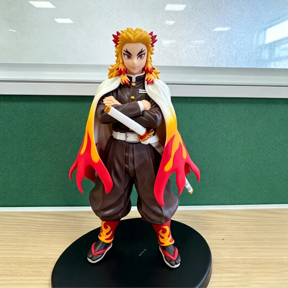 Demon Slayer Tanjiro Kamado & Mitsuri Kanroji Anime Figures – Kizuna Series Collectible Desk Display