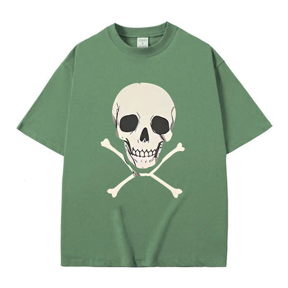 Chainsaw Man Reze Skeleton T-Shirt – Oversized Vintage Anime Streetwear Tee