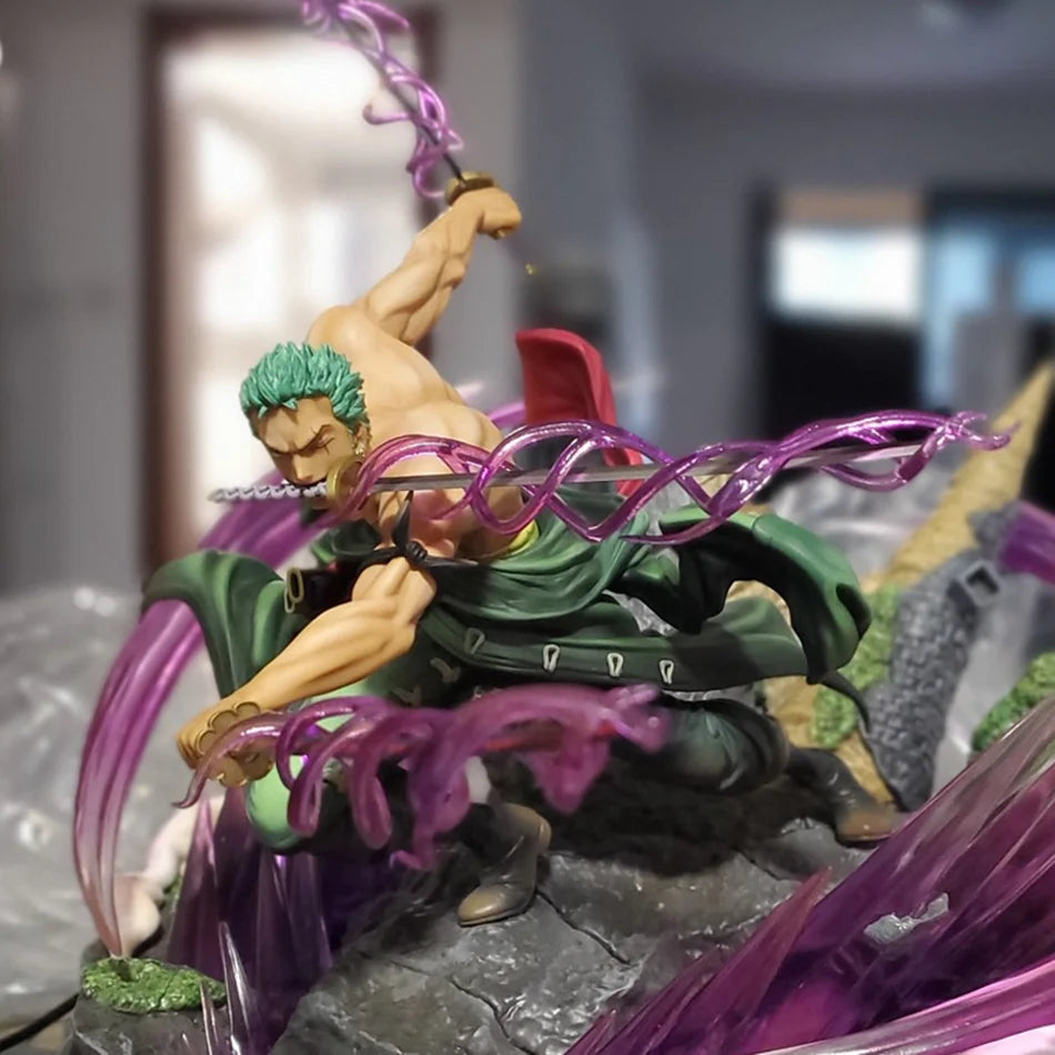 New 20cm One Piece Anime Figure GK Roronoa Zoro PVC Action Figure Collection Model Doll Toy Gift Decoration