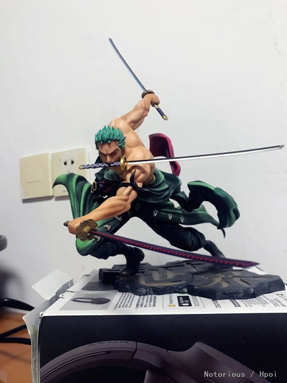 New 20cm One Piece Anime Figure GK Roronoa Zoro PVC Action Figure Collection Model Doll Toy Gift Decoration