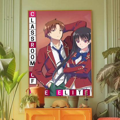 Classroom of the Elite Anime Wall Art – Self-Adhesive Poster Room Decoration