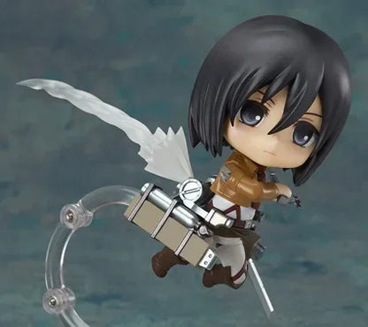 Anime Attack on Titan Mikasa Ackerman 203 Eren Jaeger 207 Rivaille 213 Dolls PVC Action Figure Collective Toy
