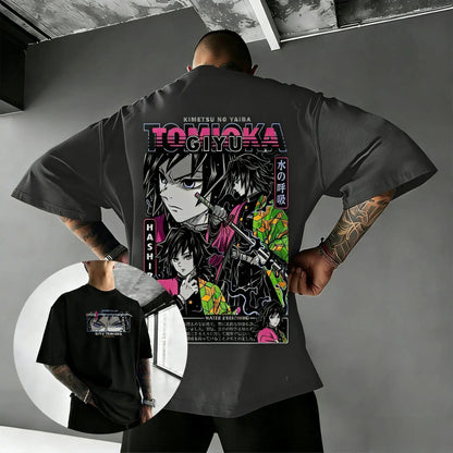 Demon Slayer Giyu Tomioka Anime Graphic T-Shirt – Unisex Summer Casual Tee 2026